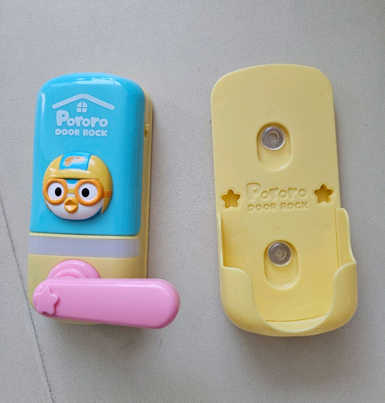 뽀로로 도어락 유아 장난감--6