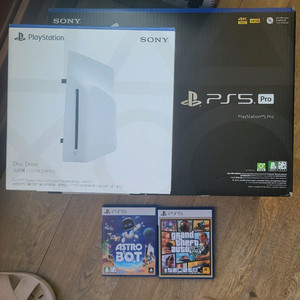 ps5 pro 프로 +디스크 드라이브 게임 2종 세트