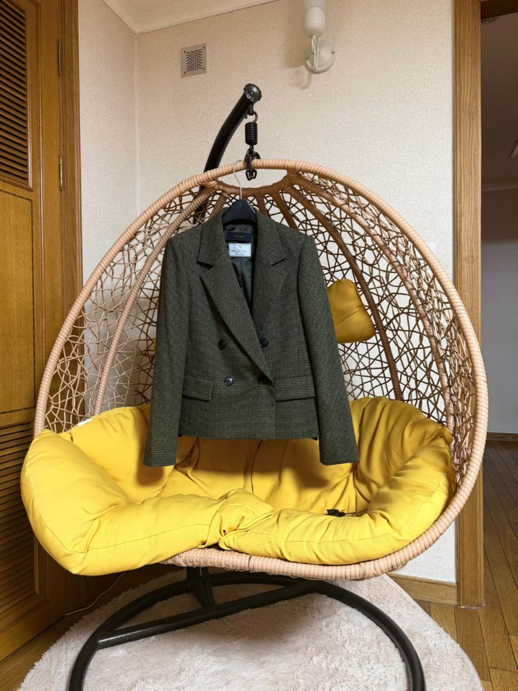 아이잗 하운드투스 체크자켓--1