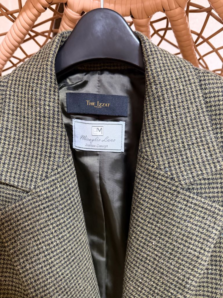 아이잗 하운드투스 체크자켓--2