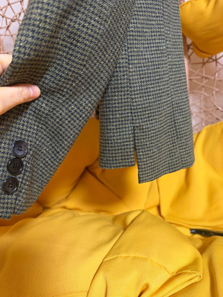 아이잗 하운드투스 체크자켓--4