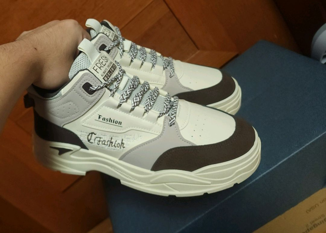 260 265 새상품 남자 캐쥬얼 운동화 하이탑 워커 부츠--2