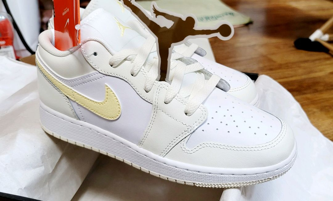 나이키 조던 1 로우 레이저 오렌지(나코탭 새상품) 박스포함--2