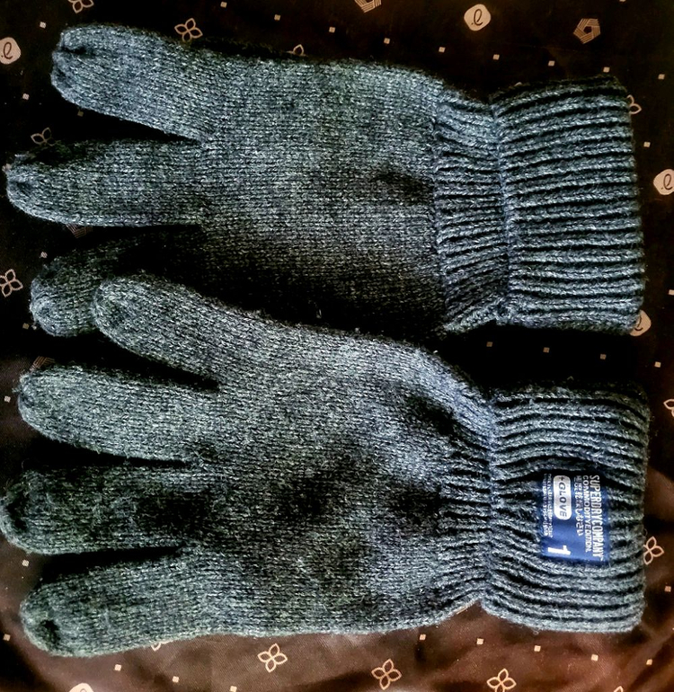 [미착용 새상품] SUPERDRY 슈퍼드라이 울 장갑--4