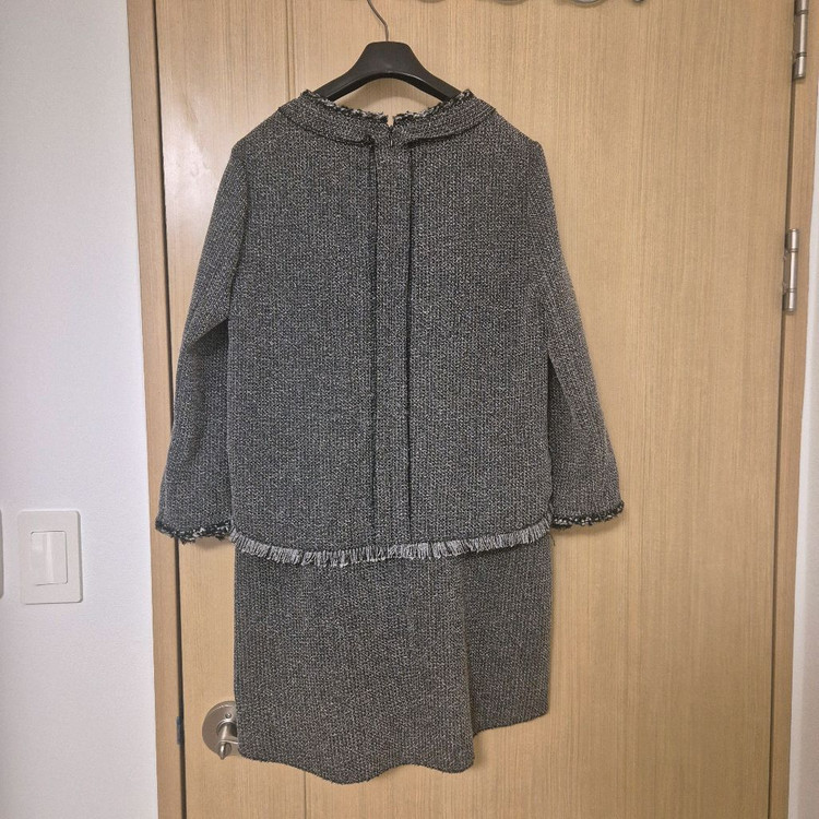 앤클라인 트위드 원피스 55사이즈--5