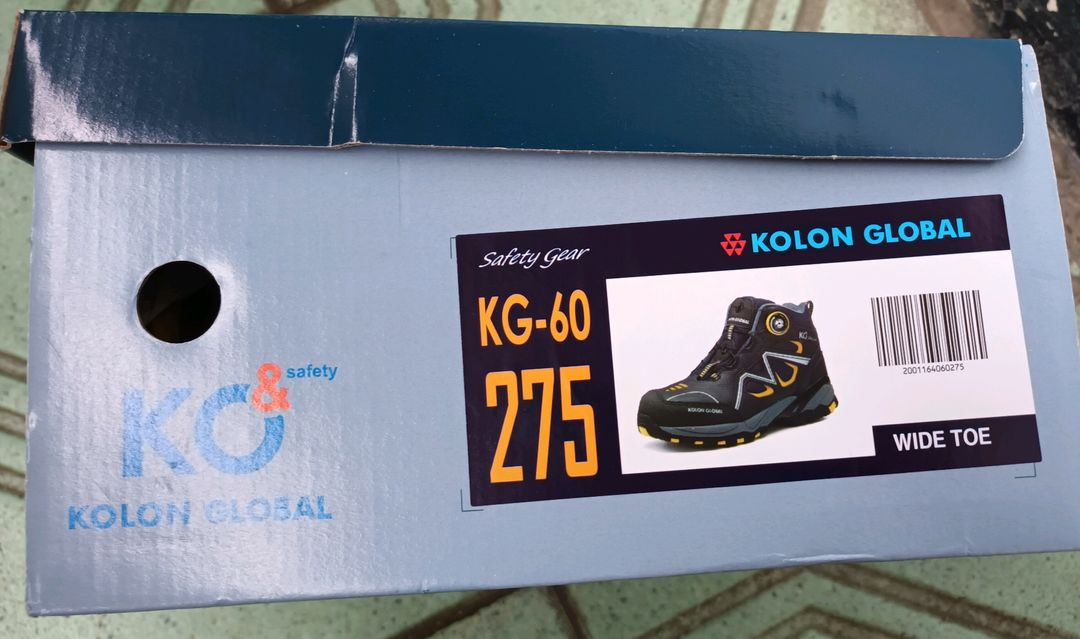 kG-60 코오롱 안전화 270 280 방수 새제품--7