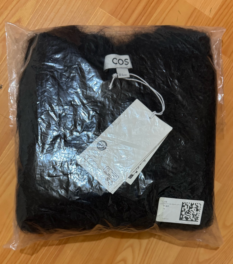 <택있음>COS 모헤어 니트 베스트(M/차콜)--1