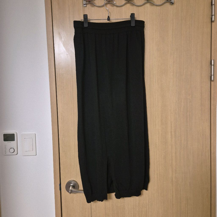 DKNY 블랙 롱 스커트 XS 사이즈66--4