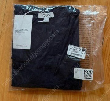 <택있음>COS 크루넥 메리노 울탑/S/네이비멜란지--1