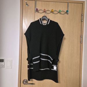 MOE 블랙 니트 후드 사이즈77