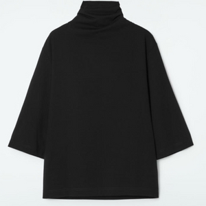 <택있음>COS타이 넥 저지 탑(S/블랙)