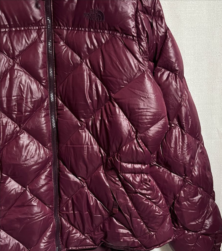 노스페이스 600 버건디 퍼플라벨 경량패딩 자켓 점퍼 L 이미지