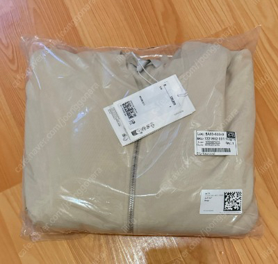 <택있음>COS오버사이즈 저지 보머 재킷(S/베이지)--1