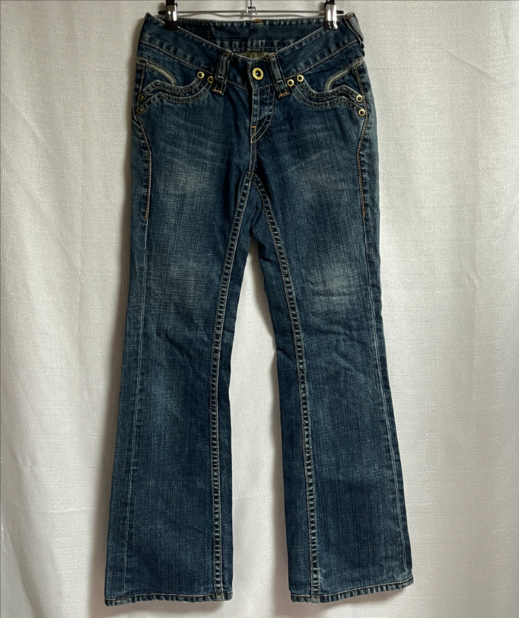 리바이스 타입1 웨스턴 로우라이즈 부츠컷 데님팬츠 26--0