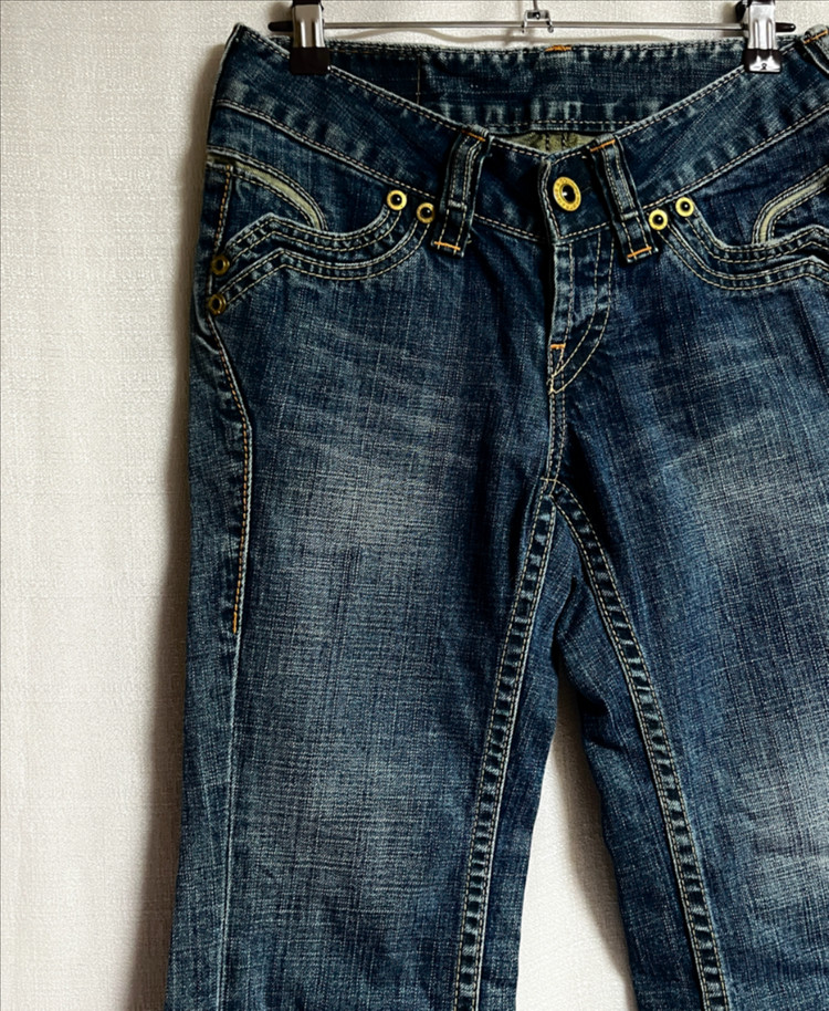 리바이스 타입1 웨스턴 로우라이즈 부츠컷 데님팬츠 26--2