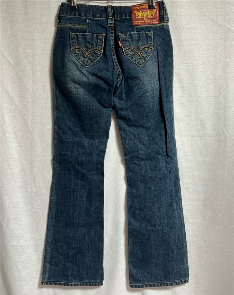 리바이스 타입1 웨스턴 로우라이즈 부츠컷 데님팬츠 26--4