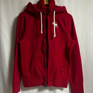 공용 아베크롬비 머슬 울프죠 후드 집업 후드티 S