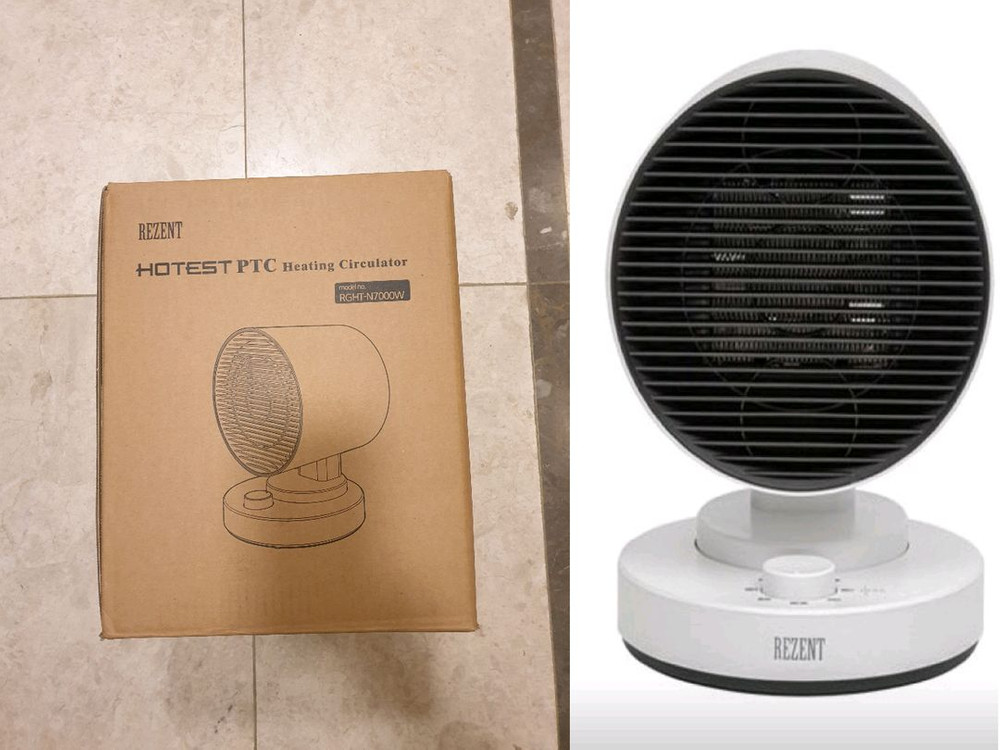 PTC 온풍 히터, 손난로 겸용 보조배터리, 무릎 담요(뽀로로, 헬로키티 등), 수면 안대 판매 (미사용)--0