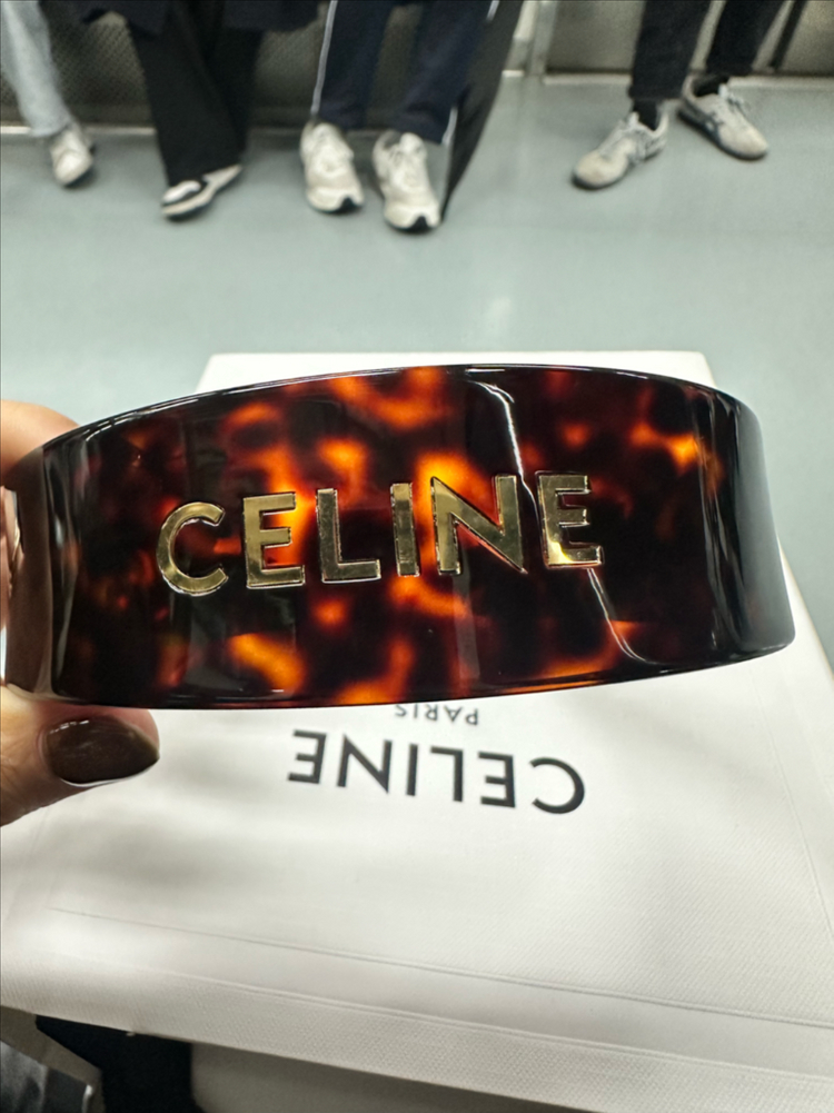 셀린느 머리띠 헤어밴드 정품--1