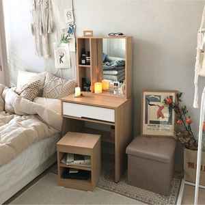 [전국최저가]왕수납 거울 화장대 콘솔 원목 수납장 협탁