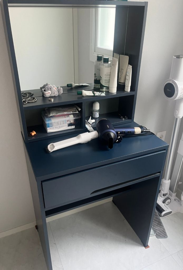 [전국최저가]왕수납 거울 화장대 콘솔 원목 수납장 협탁--2