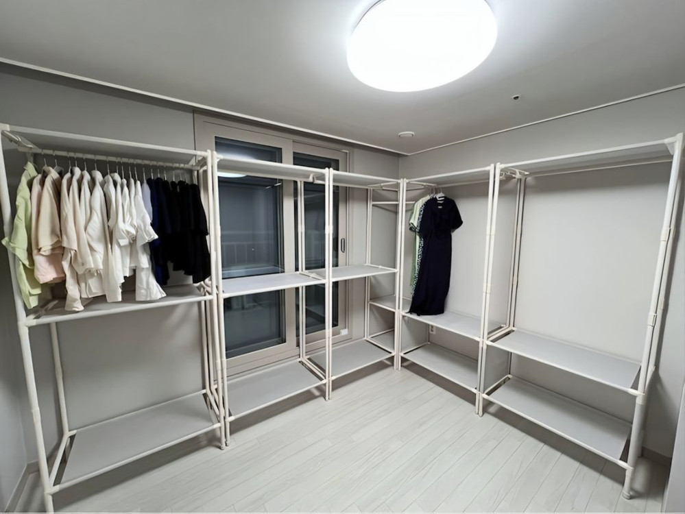 [최저가+사은품]드레스룸 시스템 철제 옷장 옷걸이 행거--3