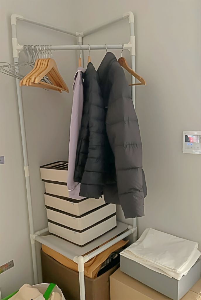 [최저가+사은품]드레스룸 시스템 철제 옷장 옷걸이 행거--7