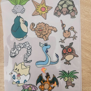 구버전 포켓몬 띠부띠부씰(불뿜는리자몽 등) 이미지