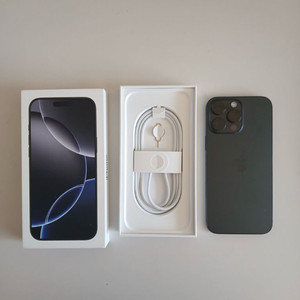 아이폰 16 Pro Max 블랙티타늄 풀박스 (256G) 아이폰16프로맥스 풀박스