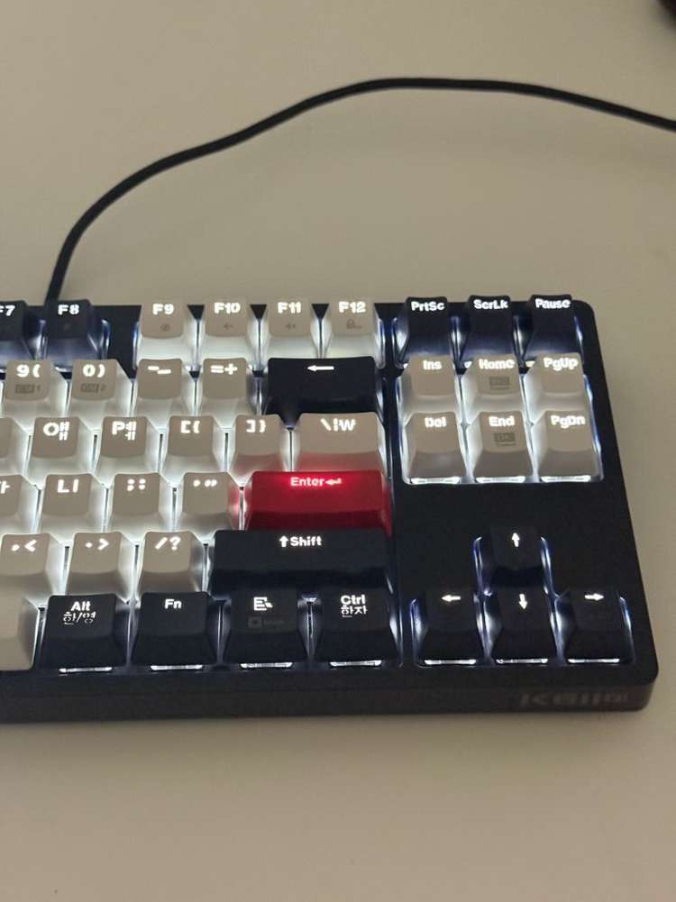 [저소음]앱코해커 K611텐키리스 게이밍 키보드 리니어축 이미지