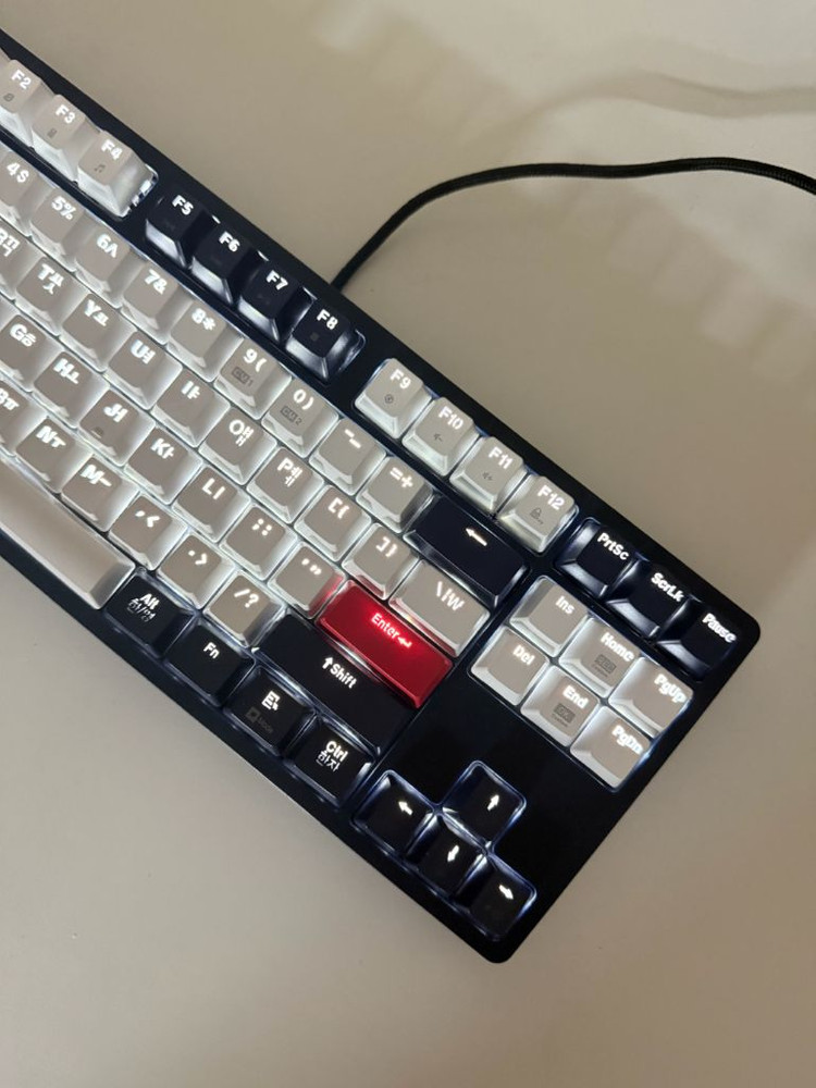 [저소음]앱코해커 K611텐키리스 게이밍 키보드 리니어축 이미지