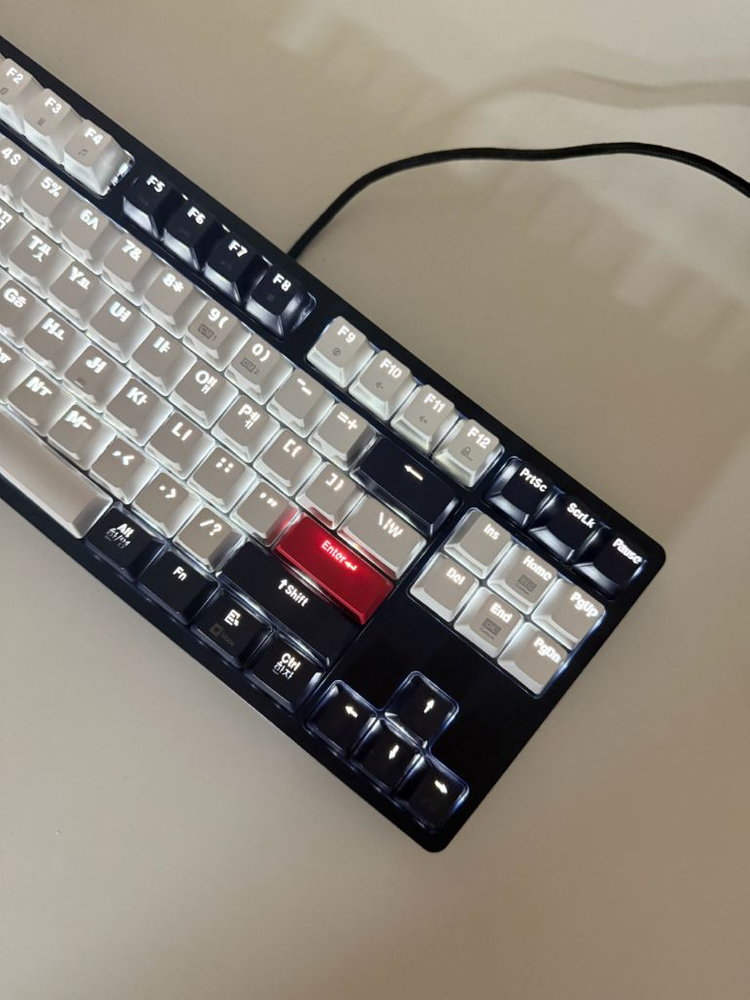 [저소음]앱코해커 K611텐키리스 게이밍 키보드 리니어축 이미지