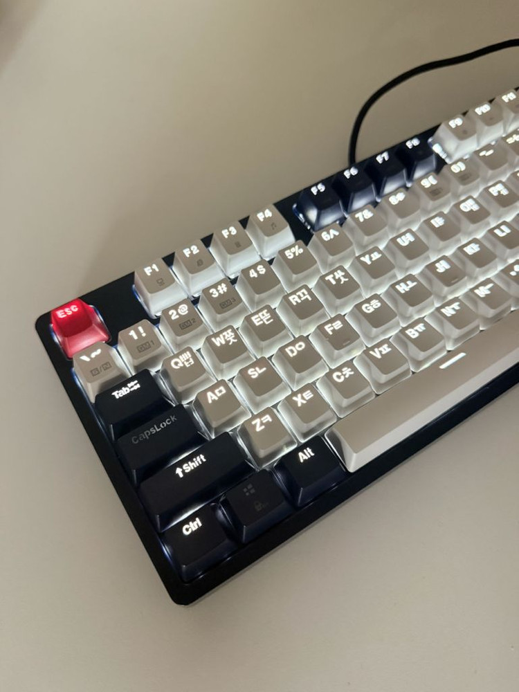 [저소음]앱코해커 K611텐키리스 게이밍 키보드 리니어축 이미지