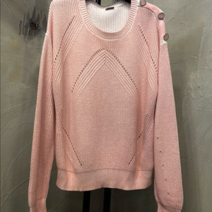 Guess 게스 은장 버튼 모달 봄 니트 xs