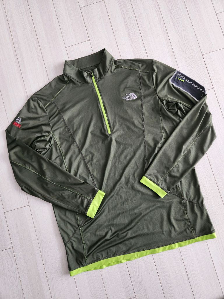 새상품급)노스페이스 하이퍼 테크 아노락 하프집업 기능성 긴팔티 xl--10