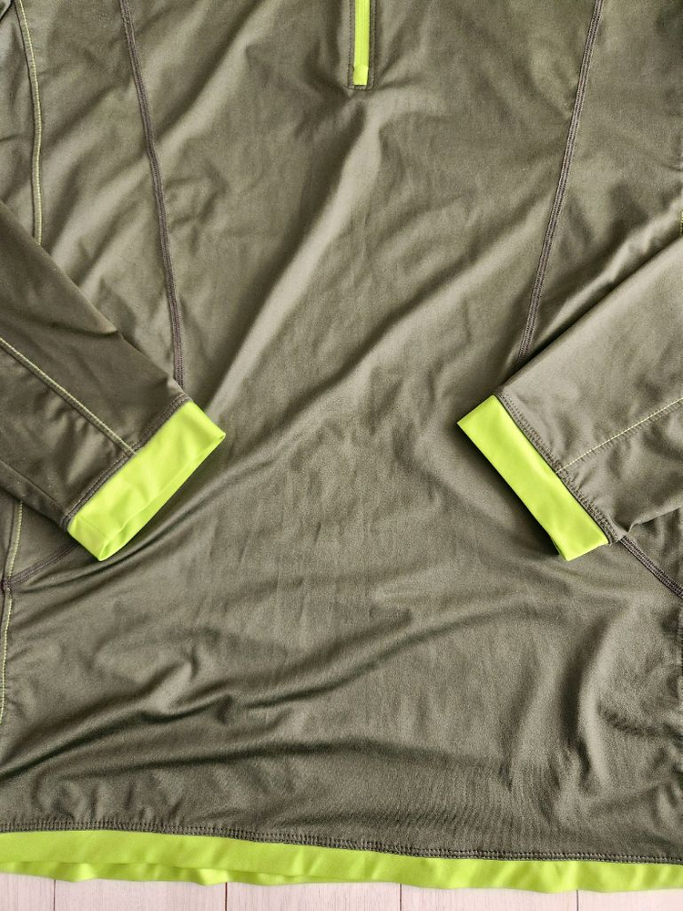 새상품급)노스페이스 하이퍼 테크 아노락 하프집업 기능성 긴팔티 xl--3