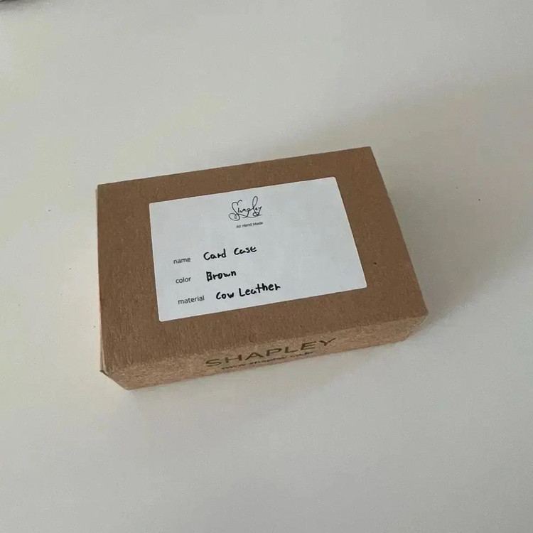 드라이브마이카 SHAPLEY카드케이스 하마구치류스케영화 샤플리가죽명함지갑--1