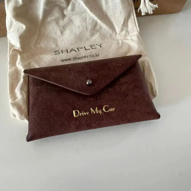 드라이브마이카 SHAPLEY카드케이스 하마구치류스케영화 샤플리가죽명함지갑--2