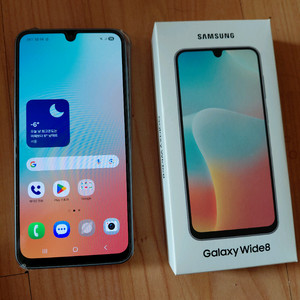 삼성 갤럭시 와이드8 공기계 풀박스 블랙