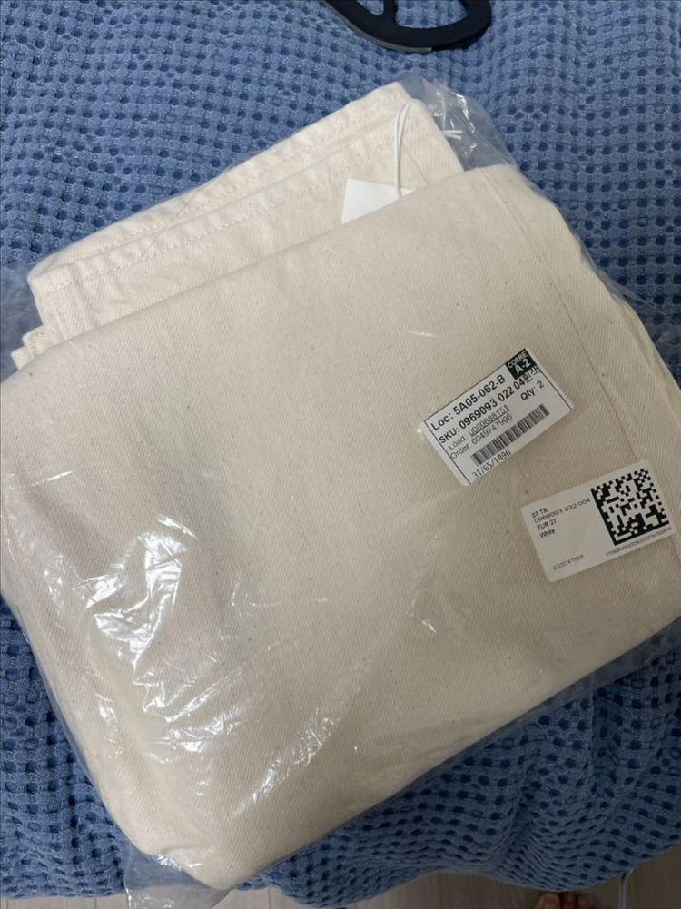 코스 cos 바지 ARCH 테이퍼드 진 라이트 베이지 27사이즈--2