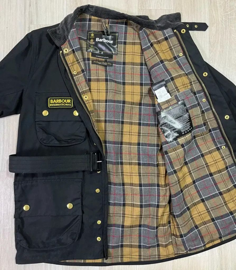 바버 인터네셔널A7 오리지널 블랙 36 왁스자켓 남성--2