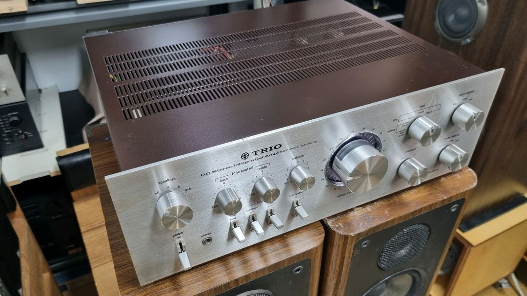 (내용필독.오버홀)Trio(Kenwood) KA-7100D 인티앰프--1