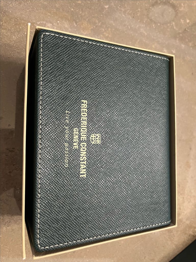 프레드릭콘스탄트 슬림라인 FC-245WR5S6- DBR 남성 가죽 시계--4