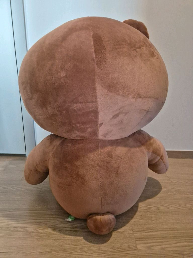 라인프렌즈 브라운 대형 곰인형, 110cm 사이즈--2