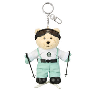 스타벅스 스키 베어리스타 키체인