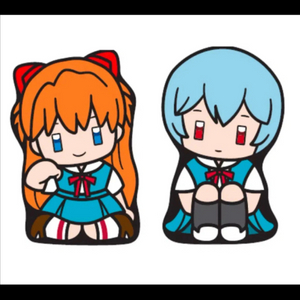 에반게리온 세가 2D Plushies 레이+아스카 랑그레이 일괄