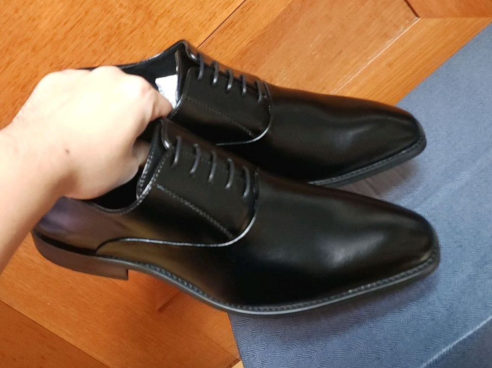 새상품 천연 가죽 구두 로퍼 265 소가죽 운동화--1