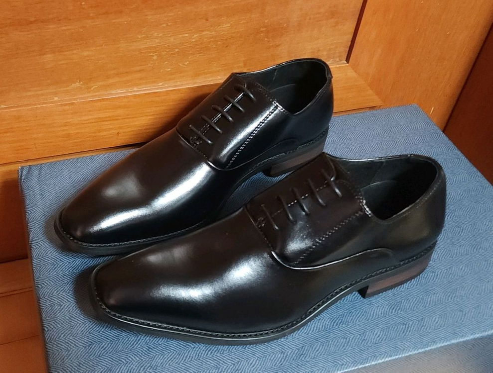 새상품 천연 가죽 구두 로퍼 265 소가죽 운동화--3