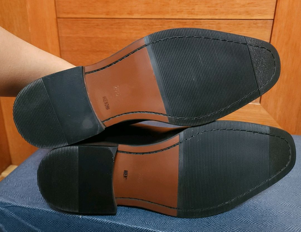 새상품 천연 가죽 구두 로퍼 265 소가죽 운동화--4