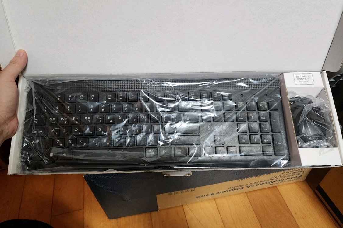 삼성 무선 키보드 마우스 세트 삼성전자 키보드--1